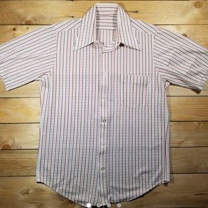 Vintage 60s Mod Style Short Sleeve Shirt